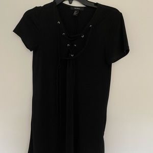 Black t-shirt dress